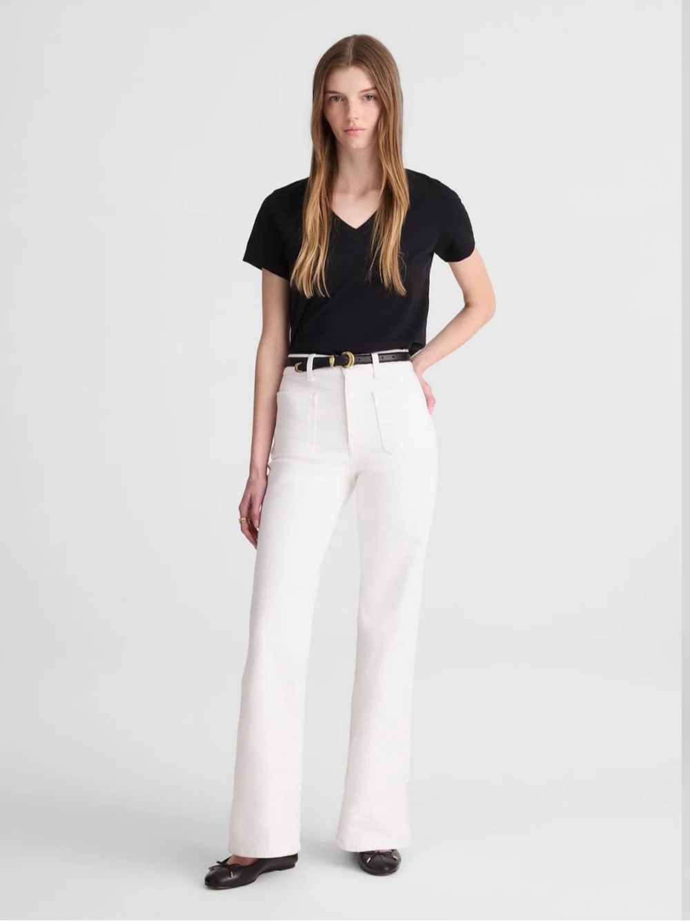 NWT Madewell The Short Emmy Wide-Leg Jean Size 26